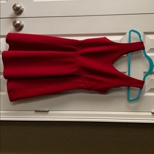 Red cocktail dress